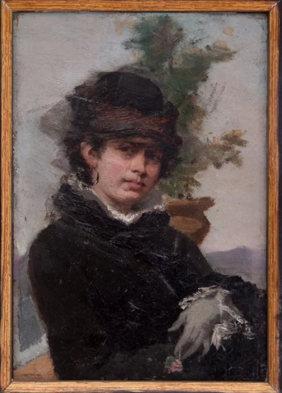 Ritratto di donna con cappello